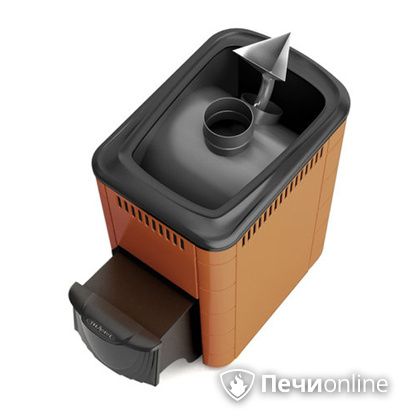Дровяная банная печь TMF Ангара 2012 Inox терракота в Алматы
